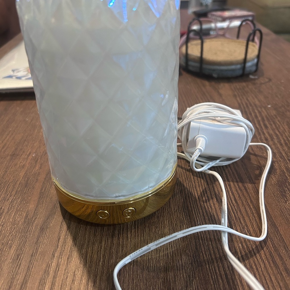 White and Gold Electric Diffuser